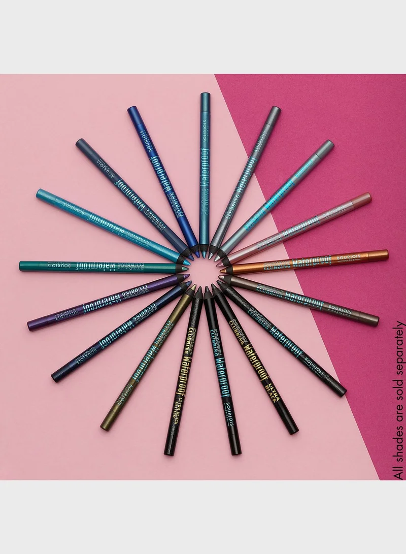 BOURJOIS PARIS Max Factor Contour Clubbing Waterproof Eye Pencil & Eye Liner – 70 – Green Comes True, 1.2g