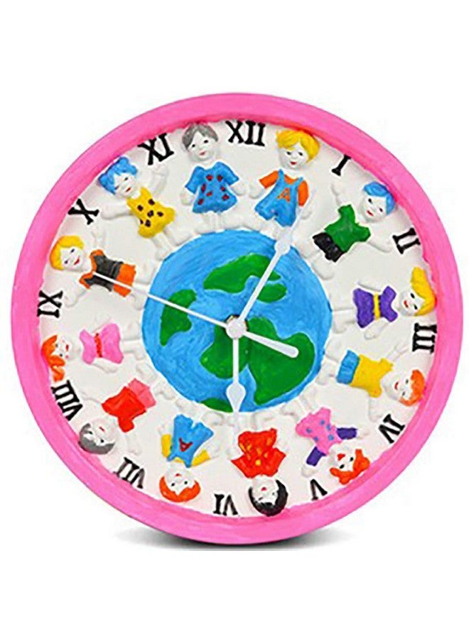 Webby Colorful DIY Paint Your Working Clock with Sea World Theme - Image 2