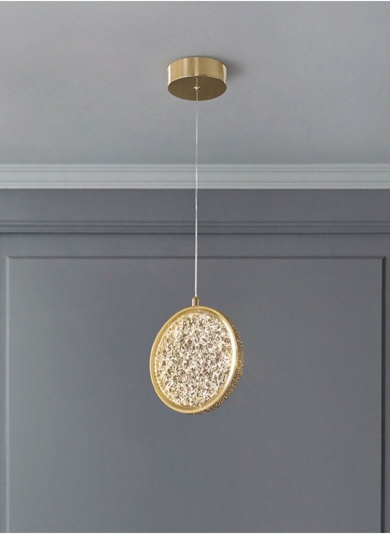 C M E Round Crystal Chandelier with Three Lights  - Image 2