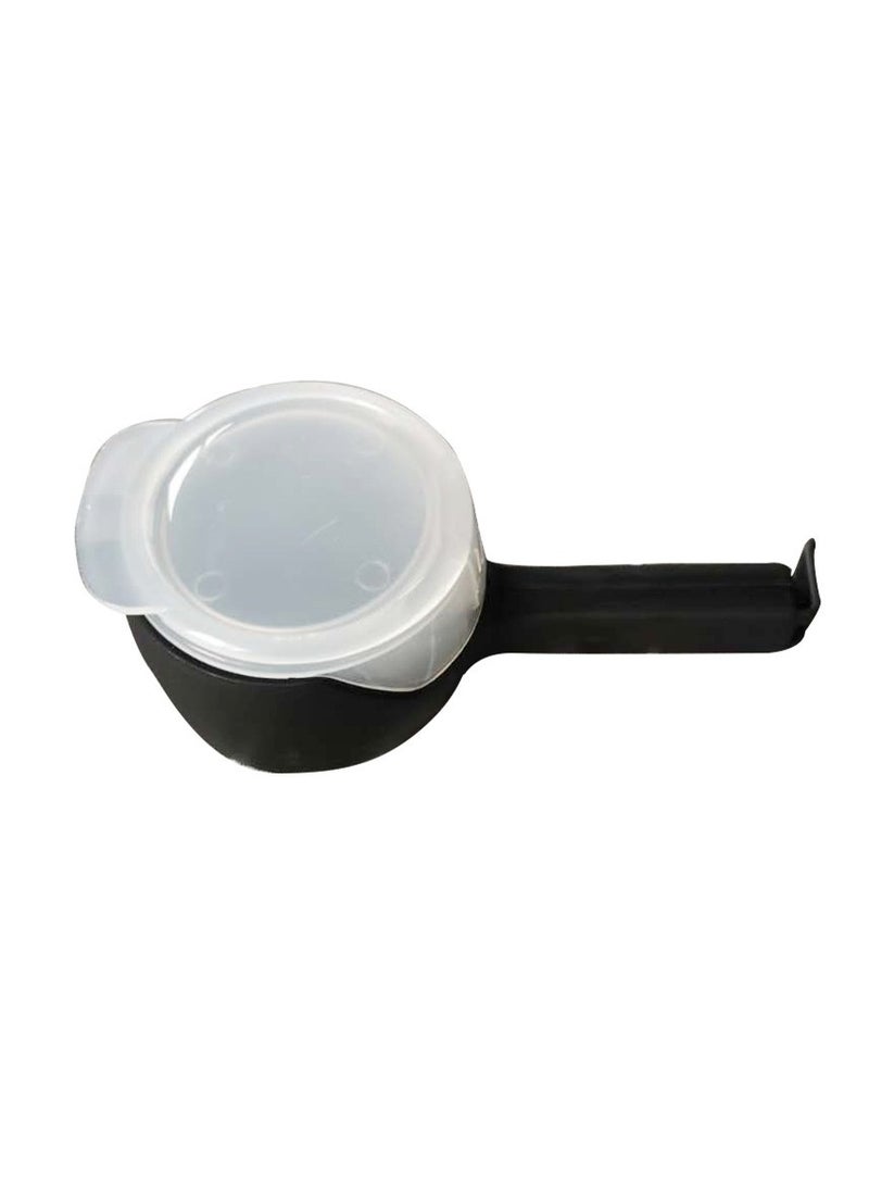 Food seal clamp set with pouring spout, Durable Plastic Clips for Food Storage, Bag Clips with Pour Spout, Seal and Pour Bag Clip for Food (Round)