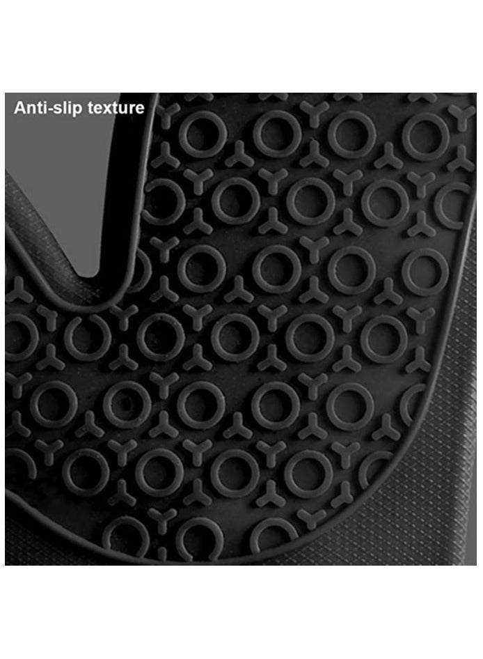 MIRFA Silicone Oven Mitts with Quilted Lining Heat Proof Baking Gloves with Maximum Protection against Heat and Steam Waterproof Pot Holder Gloves for Baking Cooking and Grilling - Image 4