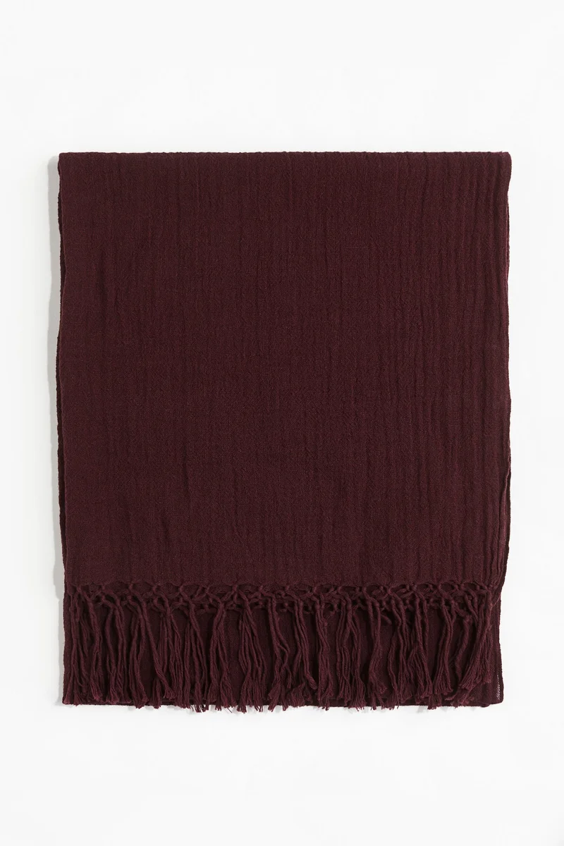 اتش اند ام شال من مزيج الكتان