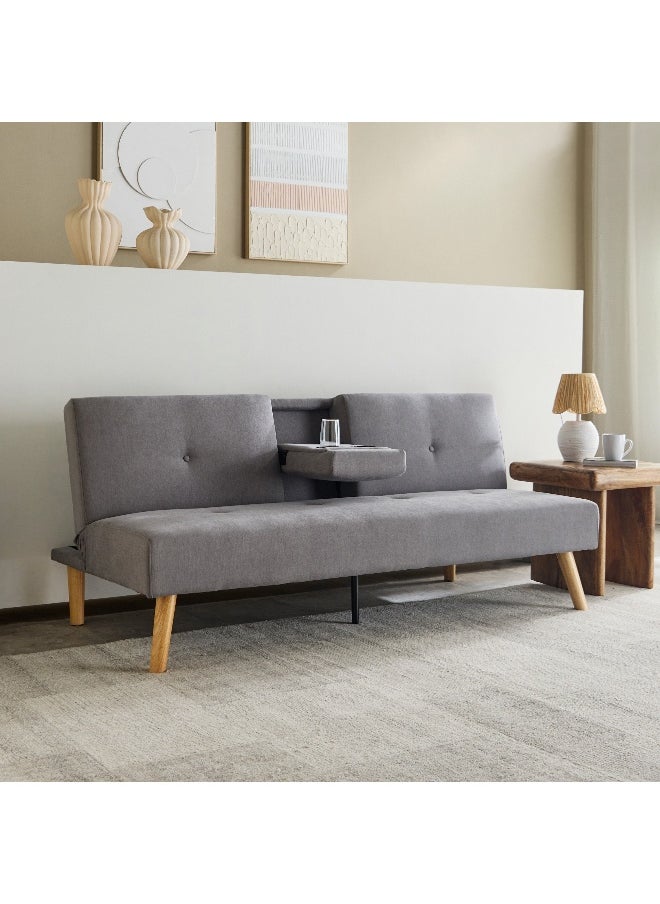 Home Box Hobbs 3-Seater Fabric Sofabed with 2 Cup Holders  - Image 2
