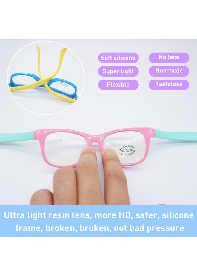 Blue Light Glasses for Kids Girls Boys, Anti Blue Ray Age3-12 - Image 2