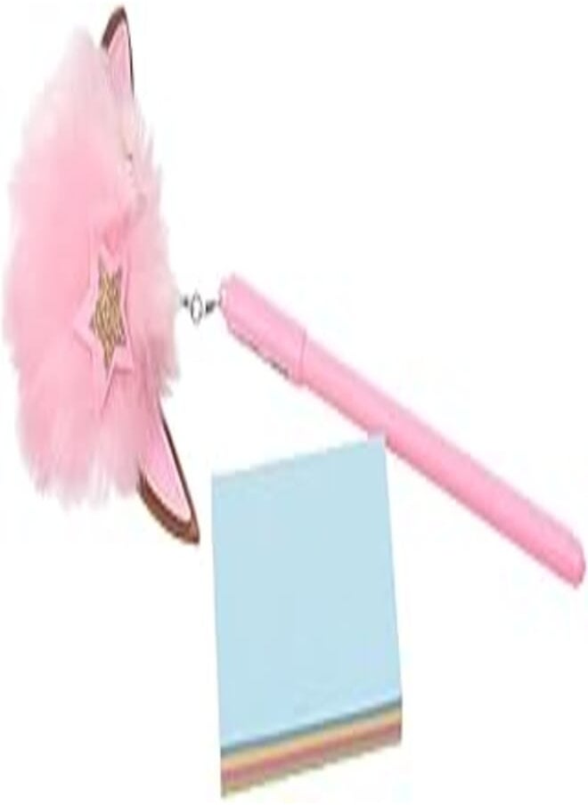 YANG YANG Yang Yang GP-200 Bundle of Gel Ink Pen Cat Medal 0.38mm Blue Ink with Sticky Note 100 Sheets 76 * 51mm for Kids and Students - Multi Color 