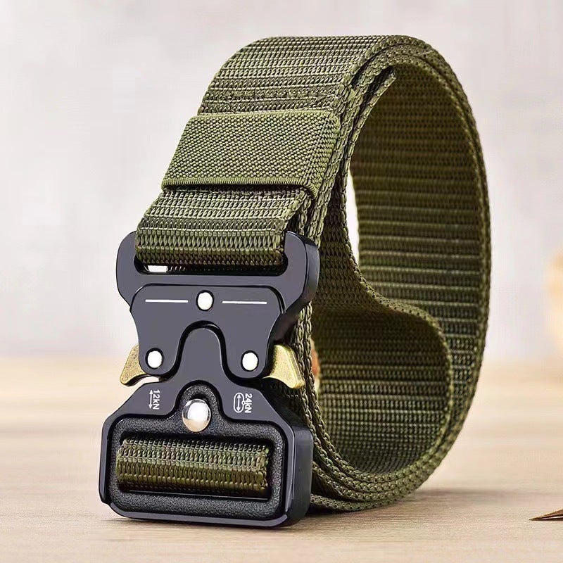 Tactical Cobra Belt Mens Outdoor Nylon Buckle Black  - Image 4
