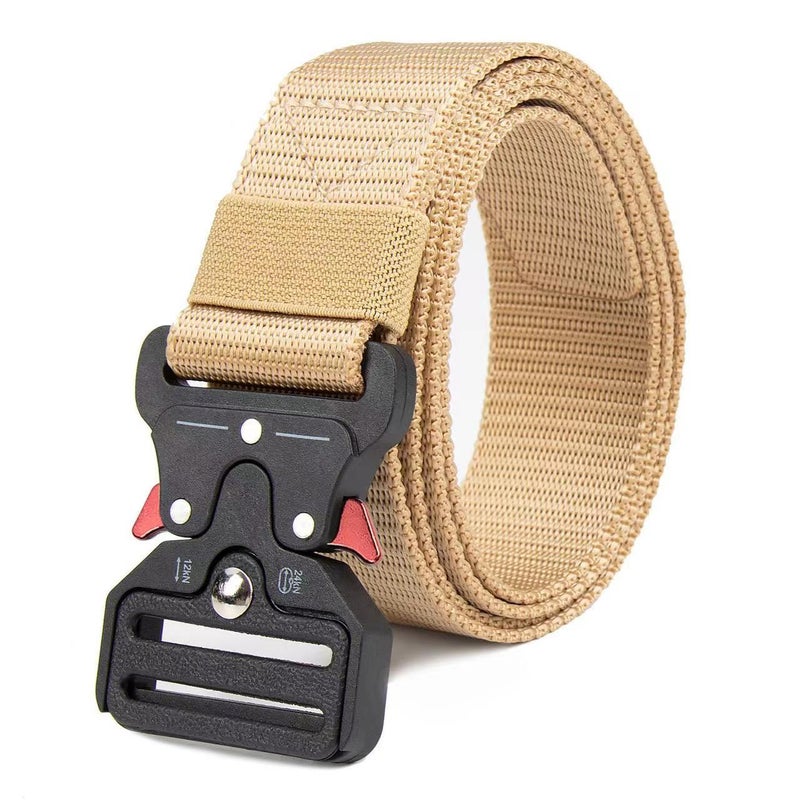 Tactical Cobra Belt Mens Outdoor Nylon Buckle Black  - Image 5