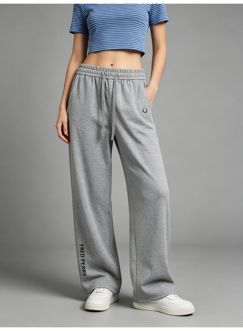 Fred Perry wheat ear stereo LOGO straight wide-leg pants for men and women with loose casual drape sweatpants. - Image 3