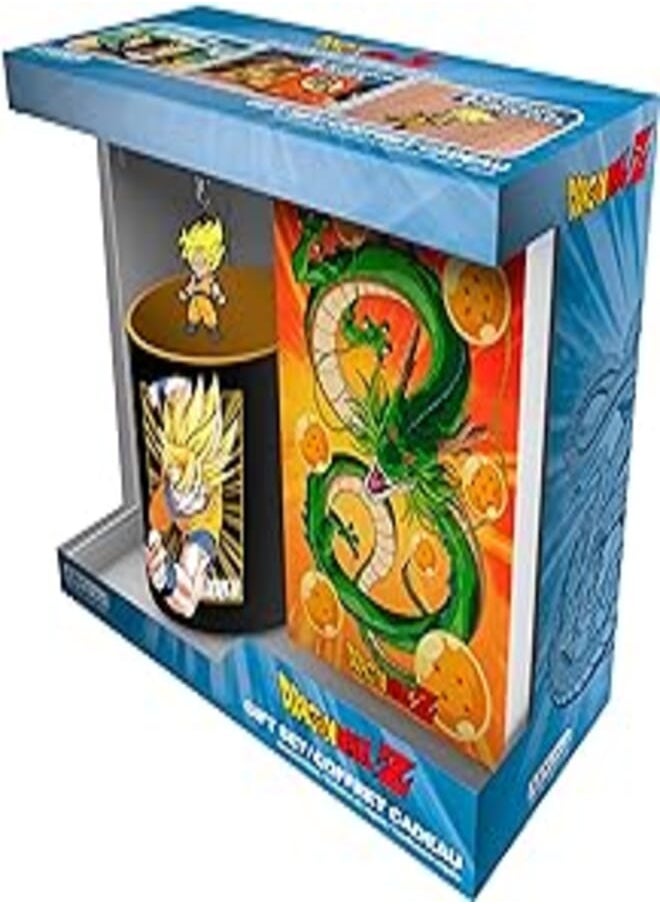 ABYstyle Abystyle Dragon Ball Z - Pck Mug320Ml + Keyring Pvc + Notebook "Goku" 
