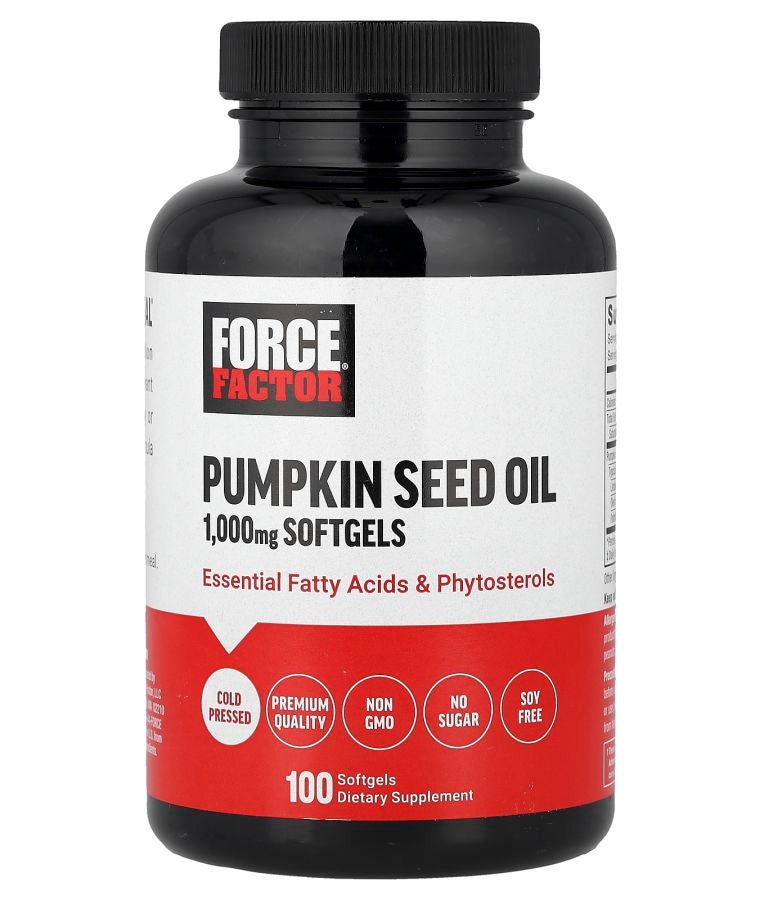 Force Factor Pumpkin Seed Oil 1000 mg 100 Softgels