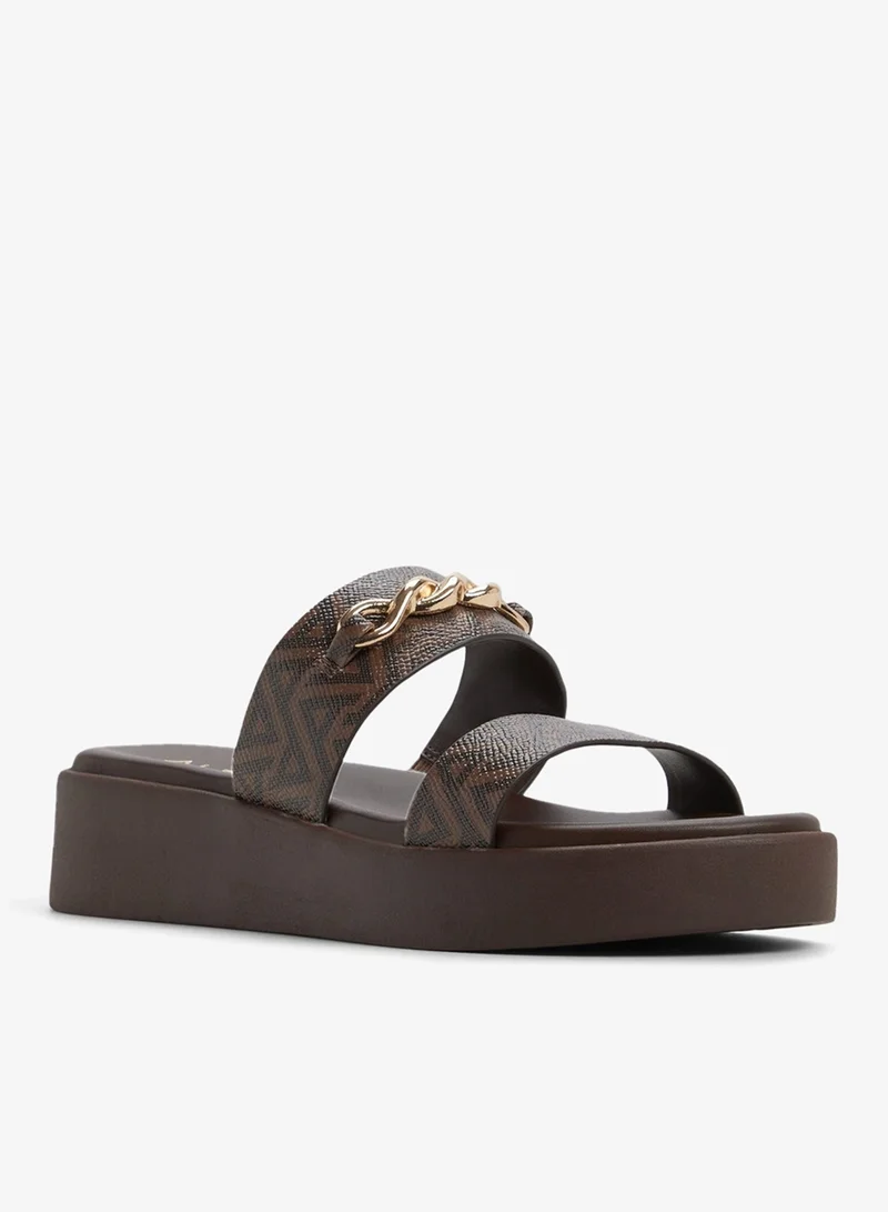 Aldo  HALAMAEVER Open Toe Wedge Sandals for Women | Best Price UAE