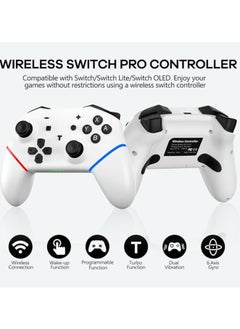 General Switch Controller, Wireless Controller, Left and Right Switch/OLED/Lite Support Gyro Axis/Dual Vibration/Screenshot and Wake-up  - Image 2