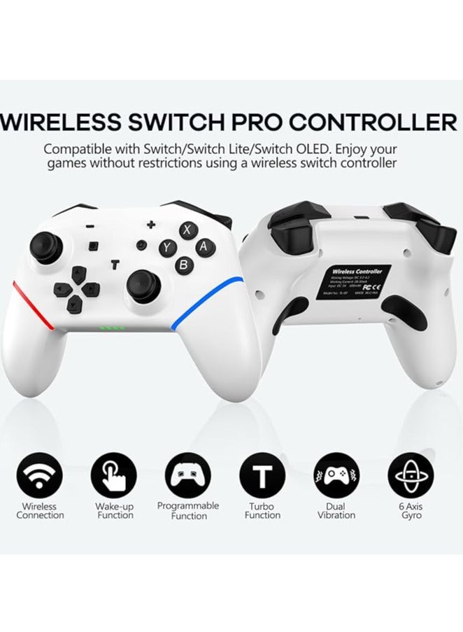 General Switch Controller, Wireless Controller, Left and Right Switch/OLED/Lite Support Gyro Axis/Dual Vibration/Screenshot and Wake-up  - Image 2