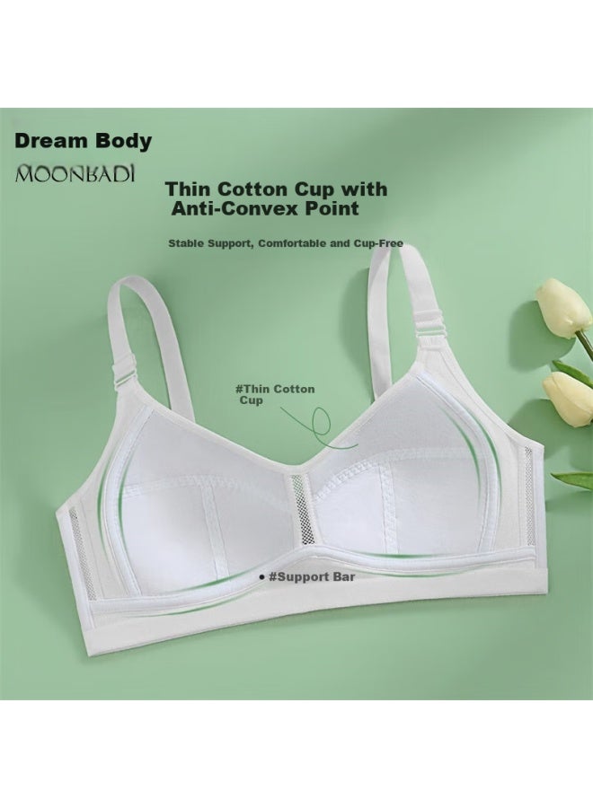 Moonbadi Teenage Bra For Girls 12-18 Years Old, Thin And Breathable, High Elasticity, Non-leakage, No Pressure Bra For Junior High And High School Students - Image 2