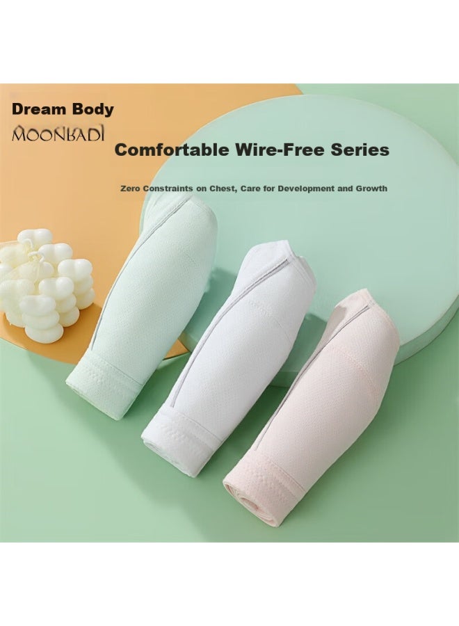 Moonbadi Teenage Bra For Girls 12-18 Years Old, Thin And Breathable, High Elasticity, Non-leakage, No Pressure Bra For Junior High And High School Students - Image 5