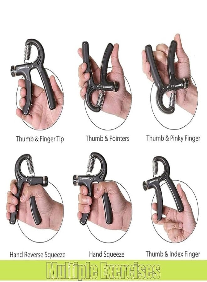 MOHILAA Adjustable Hand Grip Strengthener for Hand Exercise - Non-Slip Grip Trainer for Athletes, Kids,Therapy, Fitness - Hand Gripper Tool, Plastic Build - Image 5