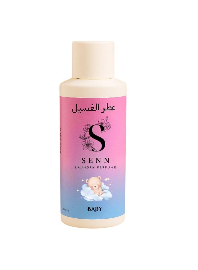 Senn Luxury laundry perfume - Baby -softener alternative - 1 bottle 250ml = 50 wash - Super long lasting fragrance. TOP Europe product - Image 1