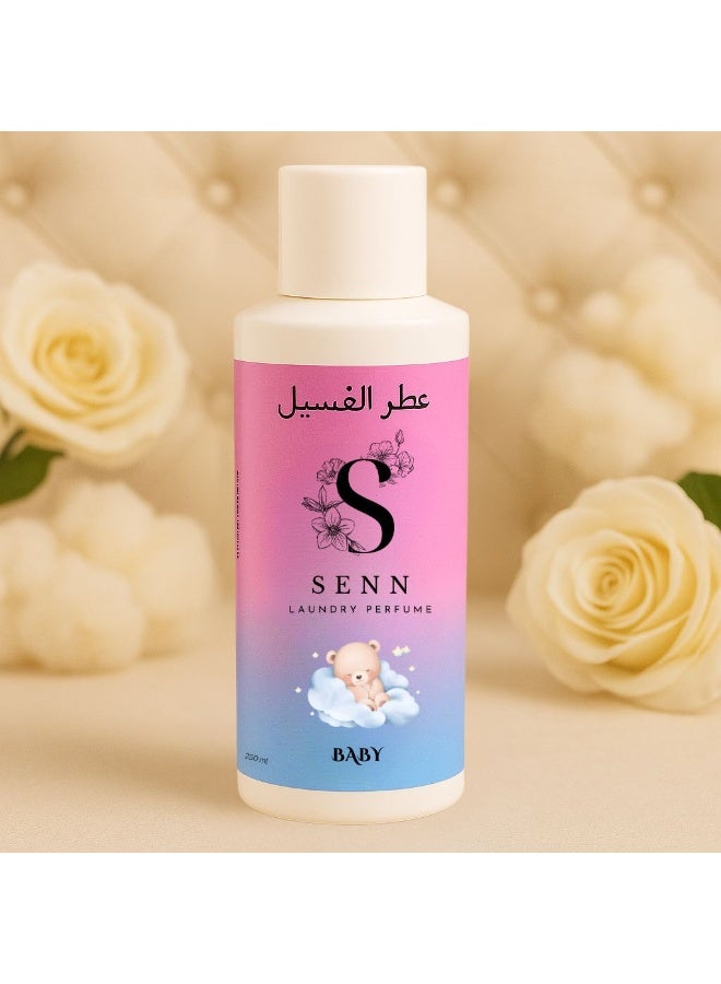Senn Luxury laundry perfume - Baby -softener alternative - 1 bottle 250ml = 50 wash - Super long lasting fragrance. TOP Europe product - Image 2