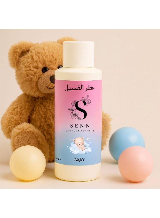 Senn Luxury laundry perfume - Baby -softener alternative - 1 bottle 250ml = 50 wash - Super long lasting fragrance. TOP Europe product - Image 3