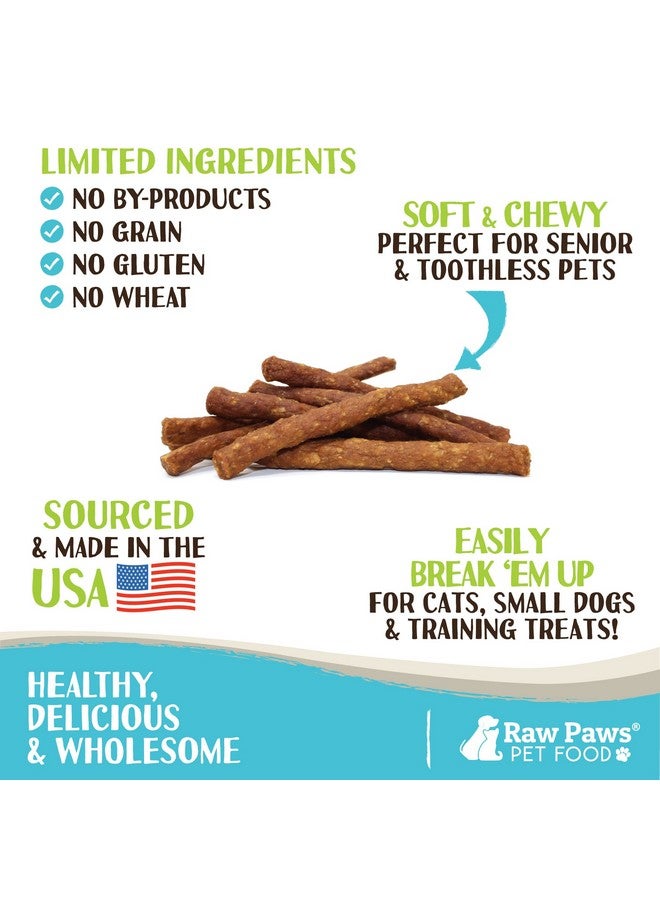 Raw Paws GrainFree Soft Stick Treats For Dogs & Cats  Chicken Recipe, 6Oz  Usa Soft Chicken Dog Treats Grain Free  Sausage Sticks For Dogs, Chicken Dog Jerky Sticks  Chewy Chicken Jerky For Dogs - Image 2