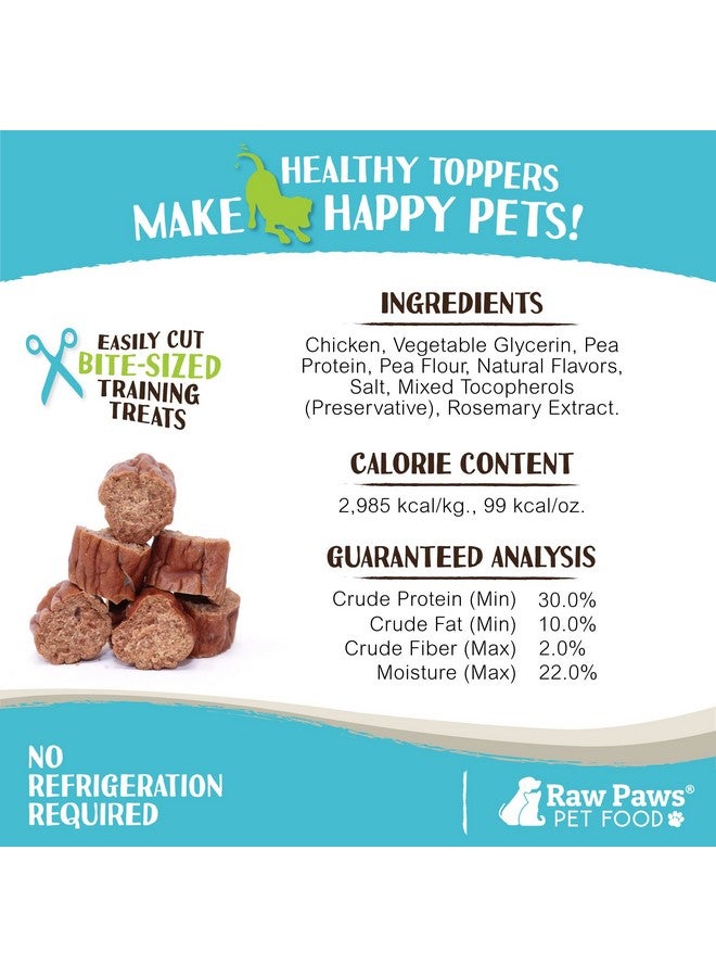 Raw Paws GrainFree Soft Stick Treats For Dogs & Cats  Chicken Recipe, 6Oz  Usa Soft Chicken Dog Treats Grain Free  Sausage Sticks For Dogs, Chicken Dog Jerky Sticks  Chewy Chicken Jerky For Dogs - Image 4