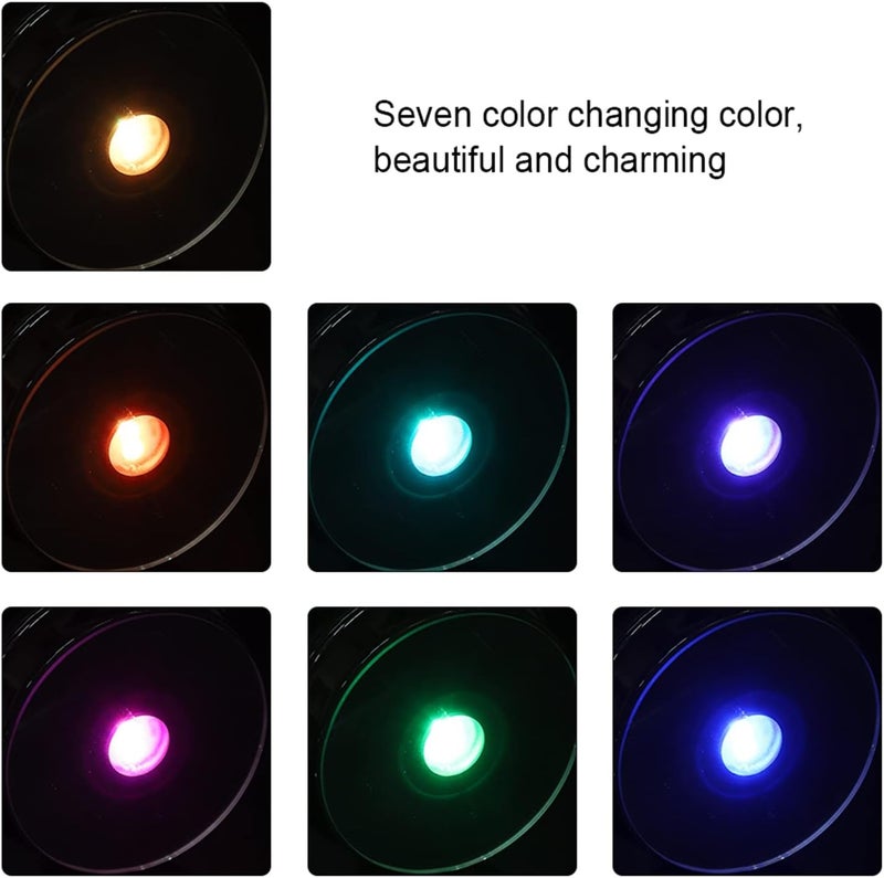 Sorandy LED Light Base, 7 Color Changing Light Stand, 2 High Brightness LED Beads Base with Vibrant Display, Ideal for Crystal Glass Art & Decorations - Image 4