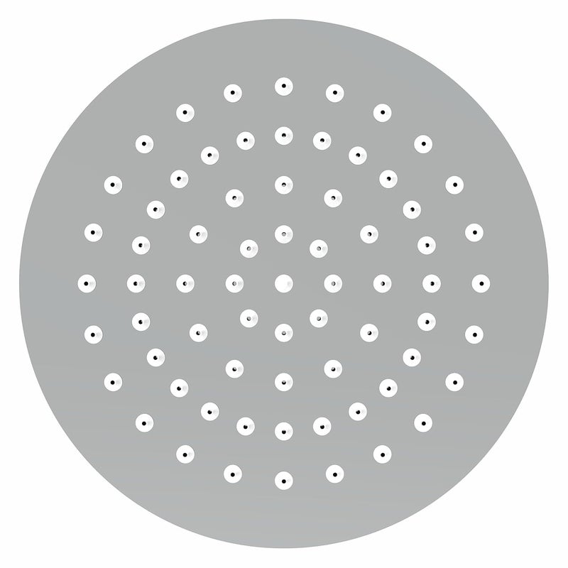 AURIGA SMC150 152mm Round Rain Shower Head | 304 Stainless Steel Mirror Finish | Single Flow | Openable & Tiltable | Easy-Clean Silicone Nozzles - Image 2
