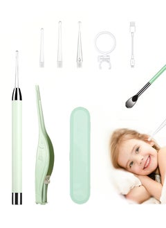 Kids Ear Cleaning Set with LED Light, 5-Piece Ear Cleaning Tools, Ear Spoon with LED Light, Earwax Pick and Tweezers for Ear Cleaning Tools Set