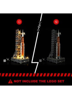 BRIKSMAX BRIKSMAX Light Kit for Lego-10341 NASA Artemis Space Launch System- Compatible with Lego icons Rocket Launch Tower Building Set- Not Include Lego Set  - Image 5