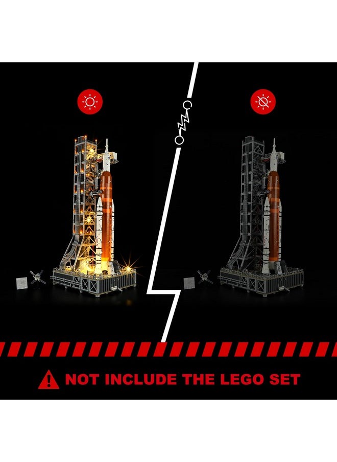 BRIKSMAX - BRIKSMAX Light Kit for Lego-10341 NASA Artemis Space Launch System- Compatible with Lego icons Rocket Launch Tower Building Set- Not Include Lego Set - Image 1