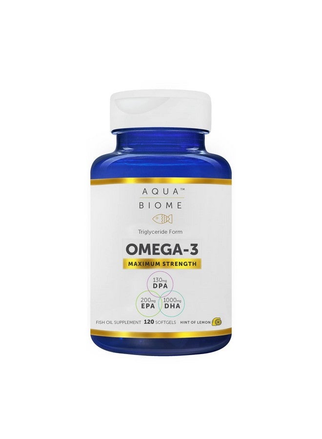 ENZYMEDICA إنزيميدكا أكوا بيويم زيت السمك، أقصى قوة، 120 حبة - Image 2