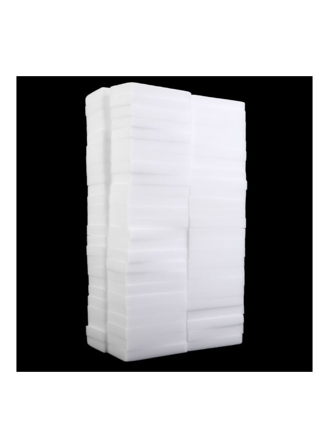 Loquat 100-Piece Magic Sponge Cleaner Set White 100x60x15centimeter - Image 4