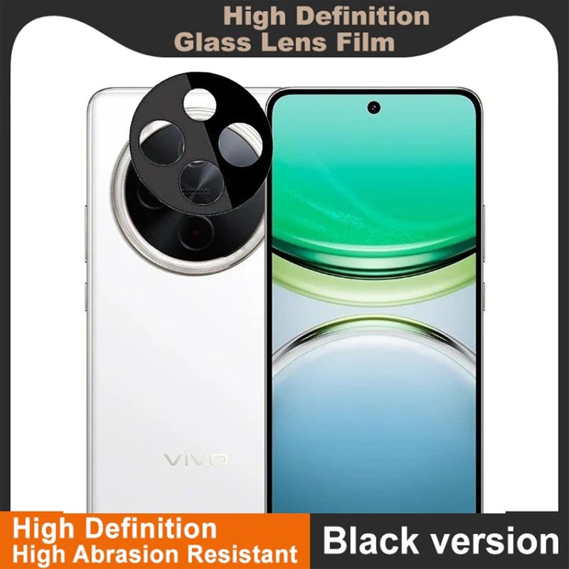 FabeKee Glass Camera Lens Protector For Vivo Y300 Pro 5G [9H Hardness] [6D Lens Protector ] [Easy Installation] Black - Image 2