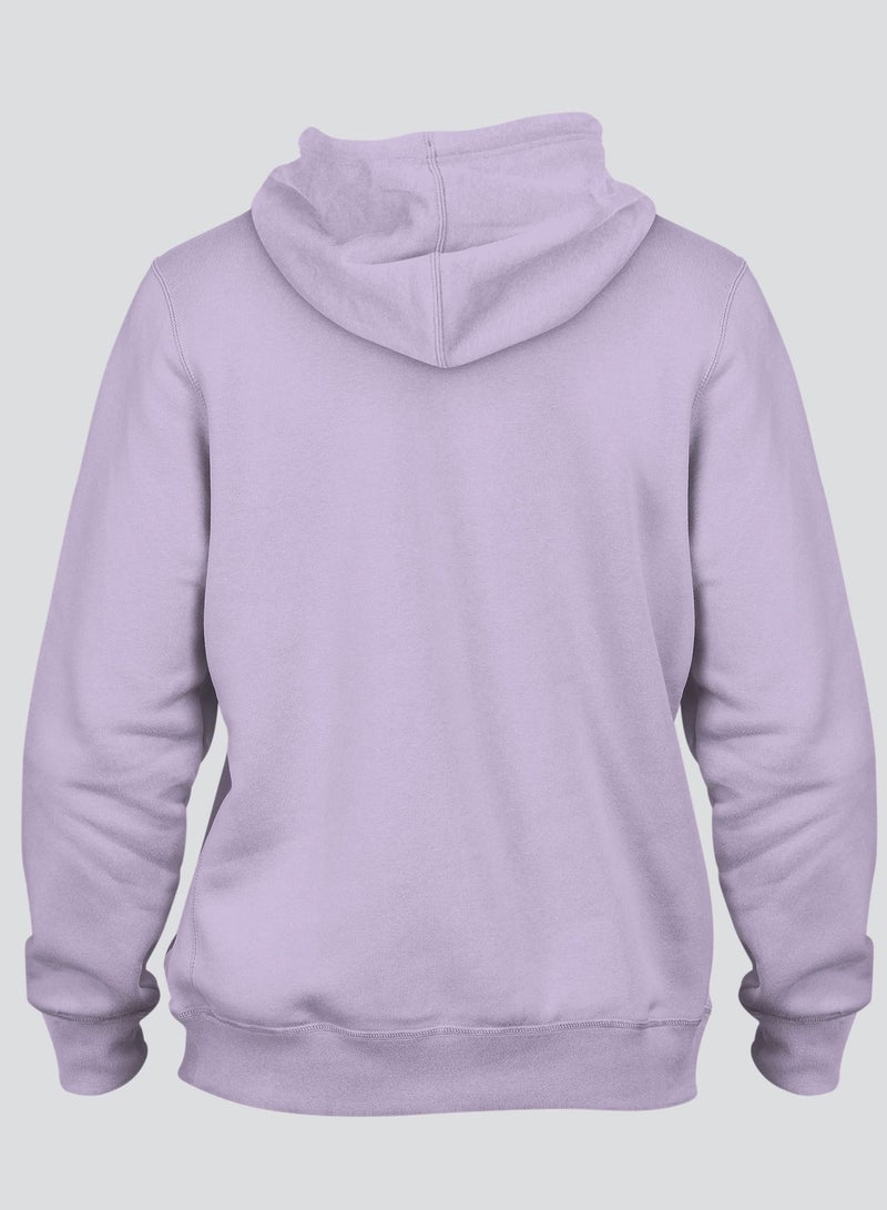 InkMASH Premium Hoodie - Pastel Purple - Made in UAE - Unisex - Image 3