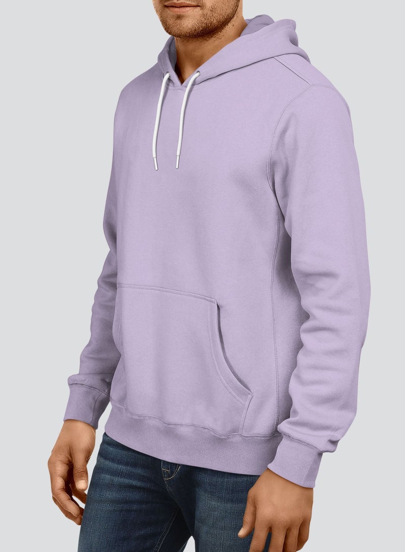 InkMASH Premium Hoodie - Pastel Purple - Made in UAE - Unisex - Image 2