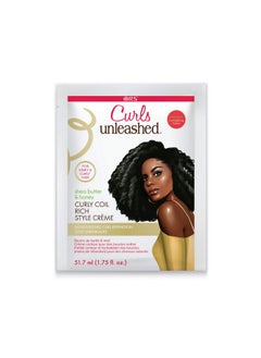 Shea Butter And Honey Curly Coil Rich Style Creme 1.75 Ounce Travel Packet (Pack Of 1)