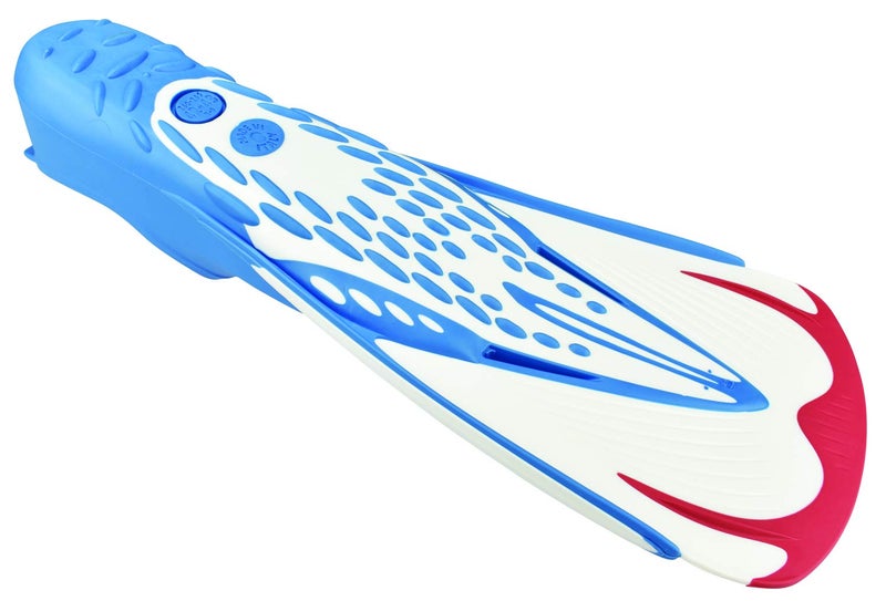 SEAC Team Full-Foot Snorkeling Swim Fins Ideal for Open Water Snorkeling, Red 2-3 - Image 4