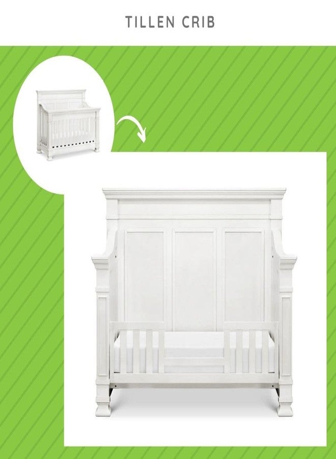 CC KITS Toddler Bed Safety Guard Rail for Namesake's Monogram, Formerly Franklin & Ben Convertible Cribs - Solid Wood for Convertible Crib to Toddler Bed Conversion - Safety Guard Rail (Tillen, Warm White) - Image 3
