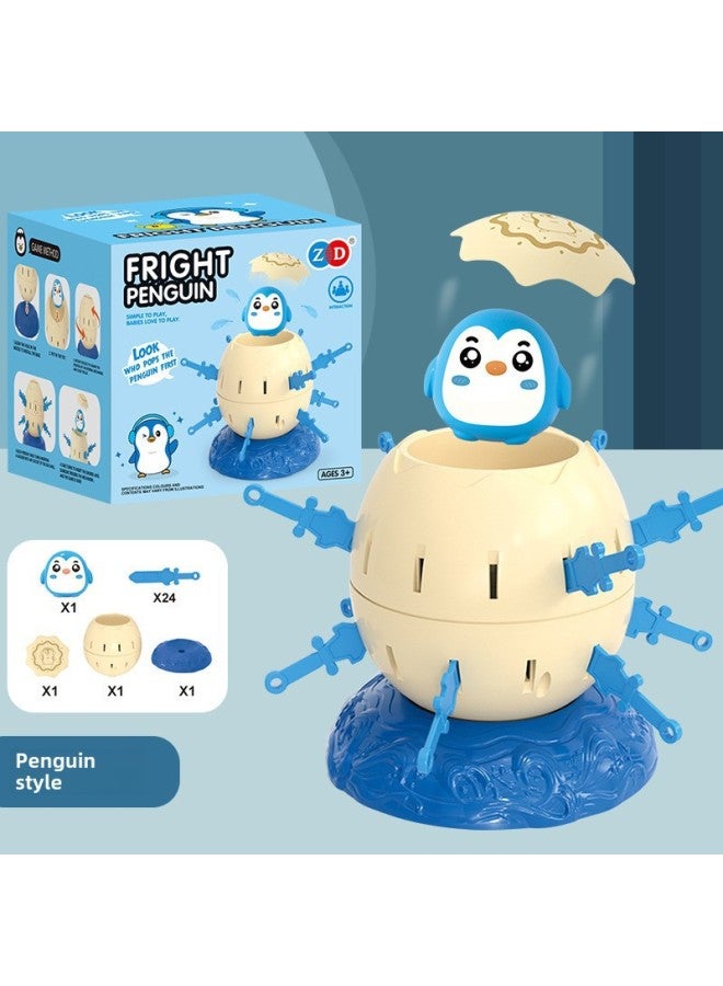 Mini Penguin Pirate Bucket Frog Catapult Bucket Decompression Interactive Leisure Toy Board Game Competitive Game-Specifications:Frog Style  - Image 5