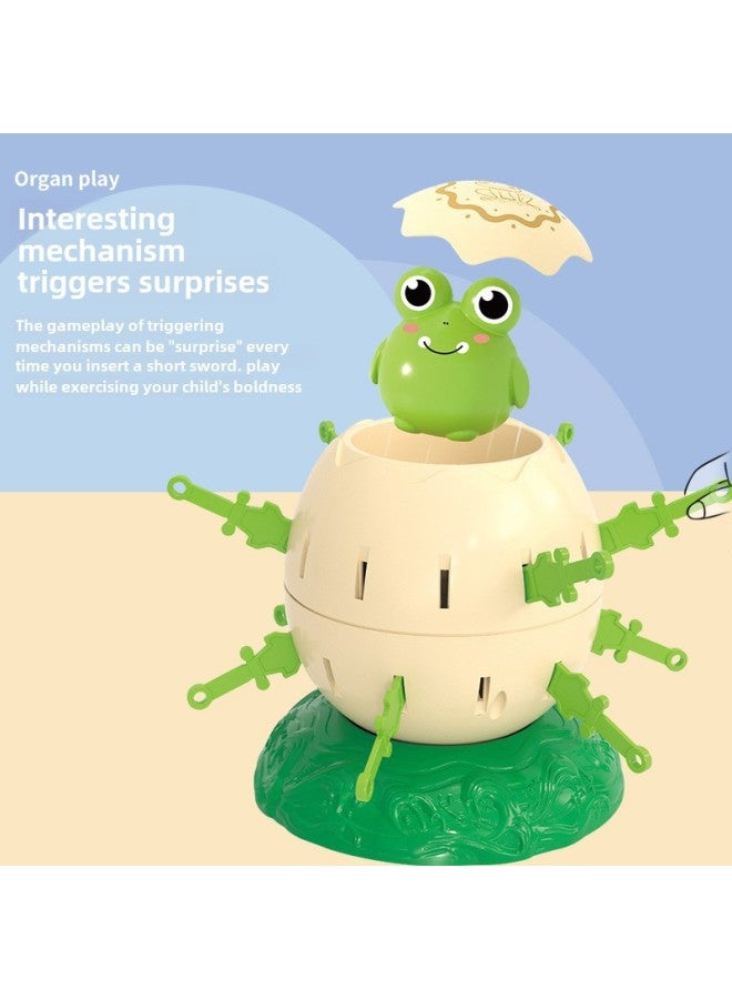 Mini Penguin Pirate Bucket Frog Catapult Bucket Decompression Interactive Leisure Toy Board Game Competitive Game-Specifications:Frog Style  - Image 3
