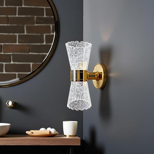 Lyse Decor Glittery led Wall lamp with 3-in-1 Light Color, Wall Lights for Bedside, Living Room, Bedroom, Gallery, Restaurants and Hotels (Pack of 1) - Image 3