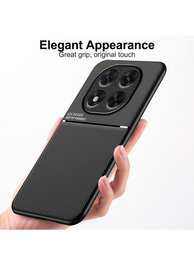 اس-توب جراب لهاتف Redmi Note 14 Pro+ 5G كلاسيكي مائل بحبيبات مغناطيسية من البولي يوريثين الحراري الهجين - Image 2