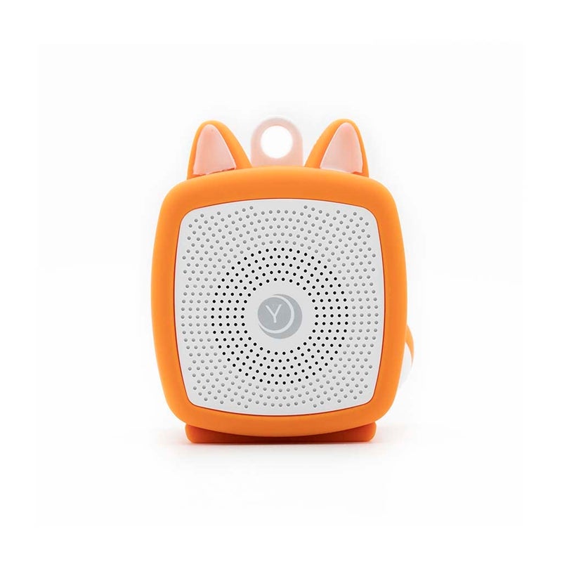 Yogasleep Pocket Baby Soother Fox White Noise Machine 6 Soothing Sounds Timer for Better Sleep Includes Brown Noise Lullabies Compact Size for Travel Child Safe Must Have Registry Gift