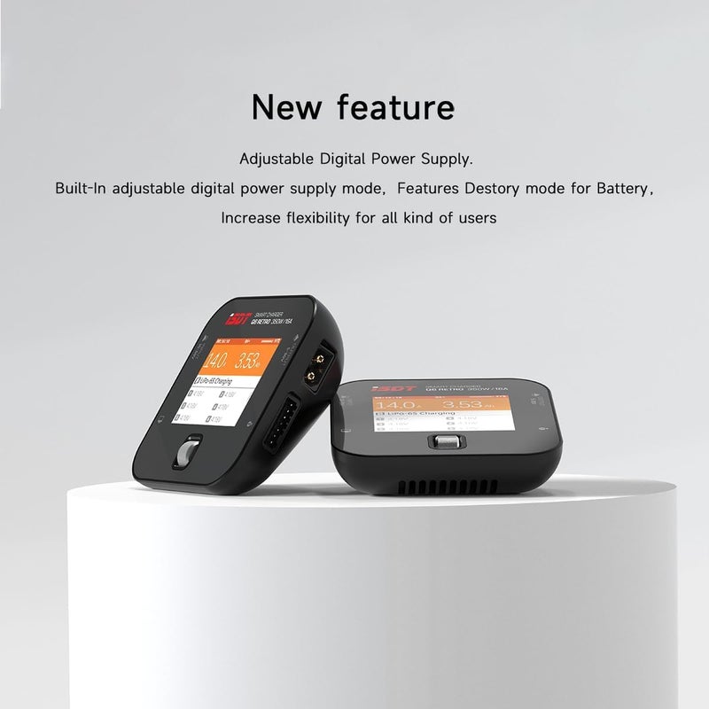 ISDT Q6 Retro Lipo Battery Charger Discharger DC 350W 16A Smart RC Battery Charger for 2~6S Lithium LiHv LiIon Life NiMH Ni-Cd/Pb Lipo Battery Balance Charger, with LCD Display - Image 2