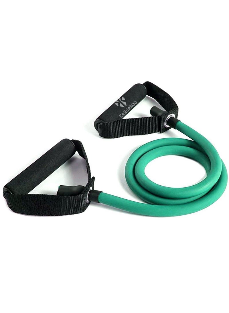 KANGAROO Elastic Resistance Bands with Handles Yoga Pull Rope Fitness Exercise Band Tube for Home Workouts Strength Training  - Image 1