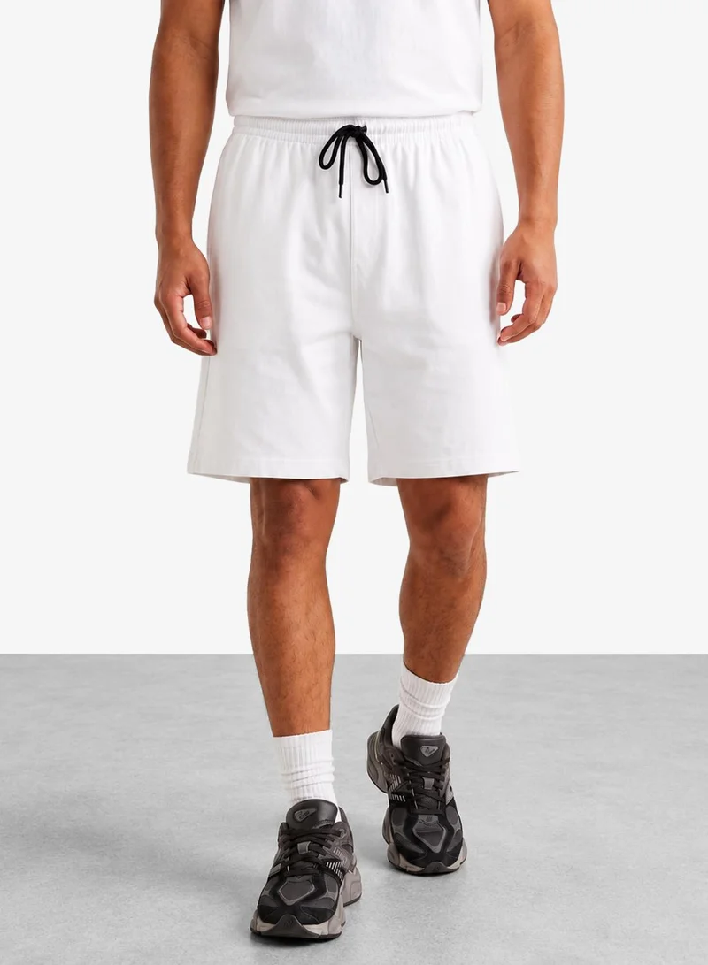 Seventy Five Basics Regular Fit Pocket Shorts Contrast Drawcord