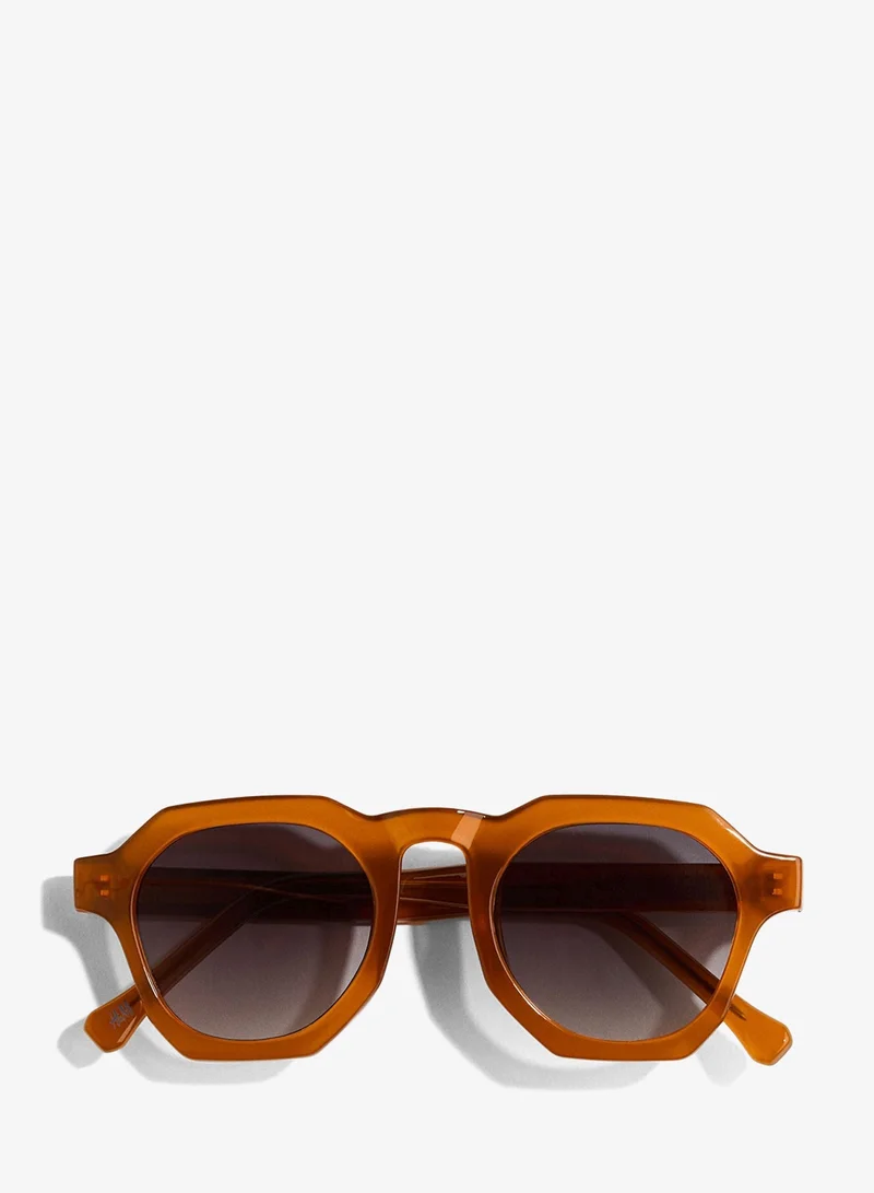 H&M Hexagon-shaped sunglasses