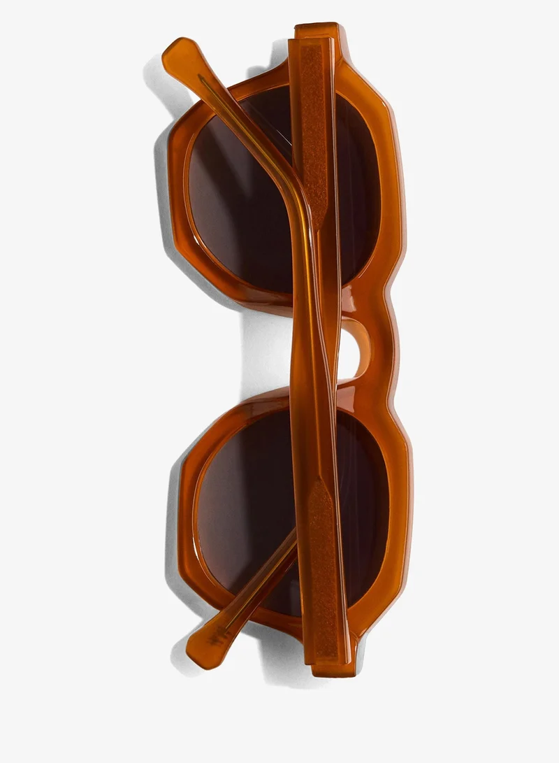 H&M Hexagon-shaped sunglasses