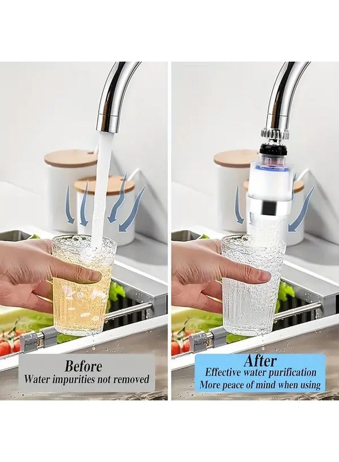 Silvery Universal Pressurized Aerator For Kitchen Sink Strong Pressure Water Filter - Image 5