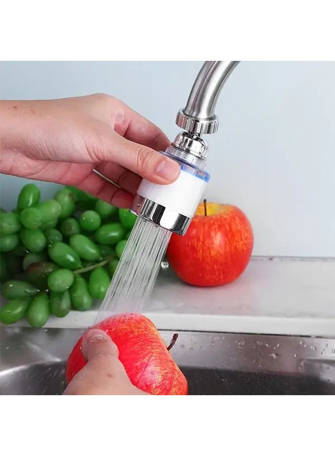 Silvery Universal Pressurized Aerator For Kitchen Sink Strong Pressure Water Filter - Image 2